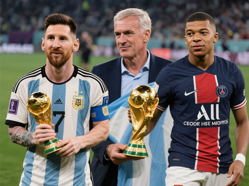 德尚：阿根廷人观点独特，但难断言他优于C罗与姆巴佩